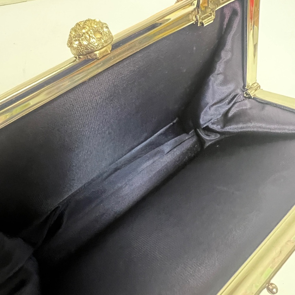 Chic Blush Clutch with Silver Accents - Picture 5 of 7